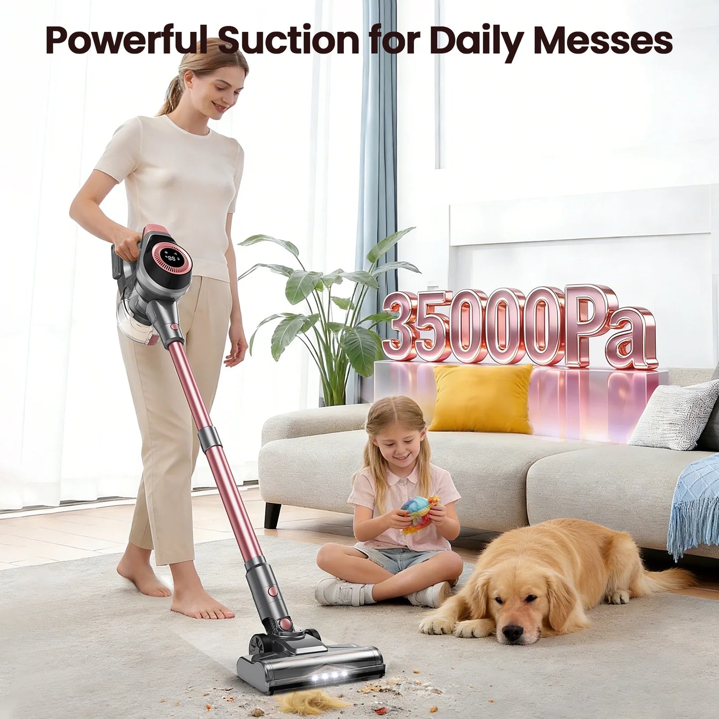 6-In-1 Cordless Stick Vacuum — Carpet & Hard Floor Essential