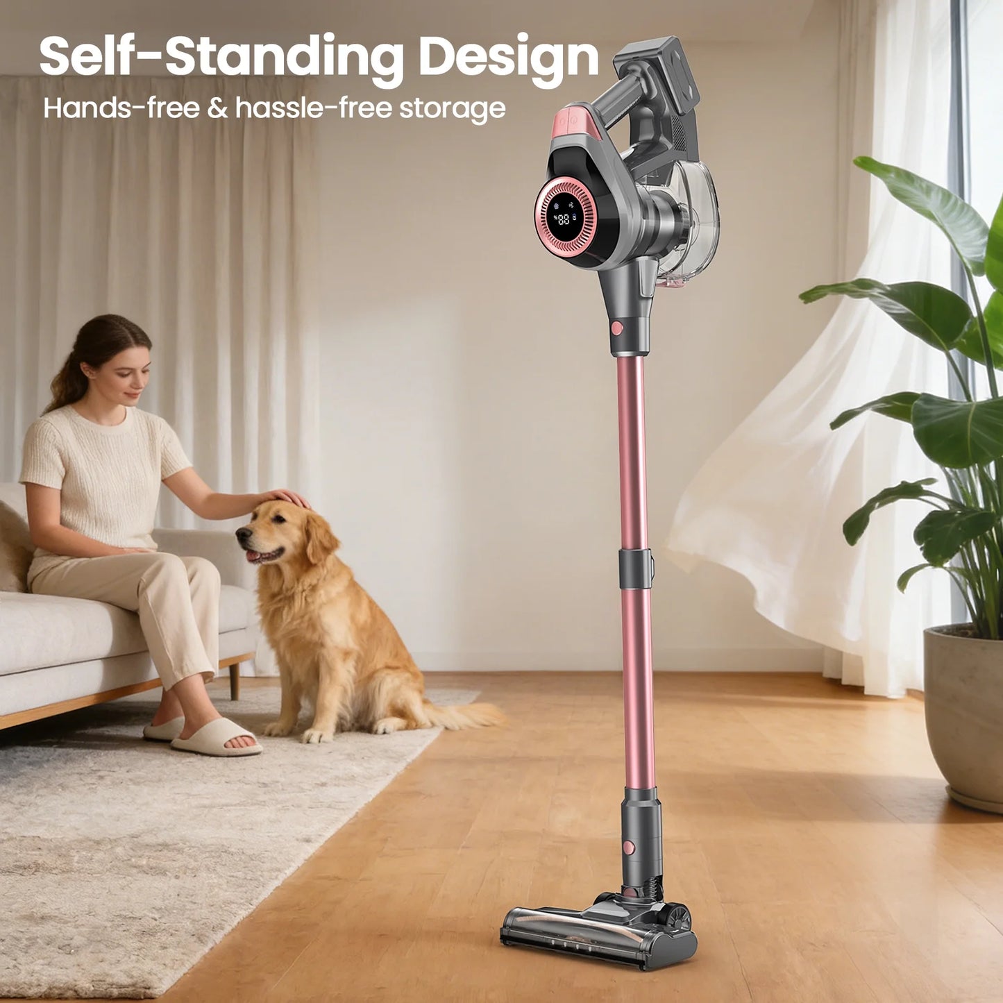 6-In-1 Cordless Stick Vacuum — Carpet & Hard Floor Essential
