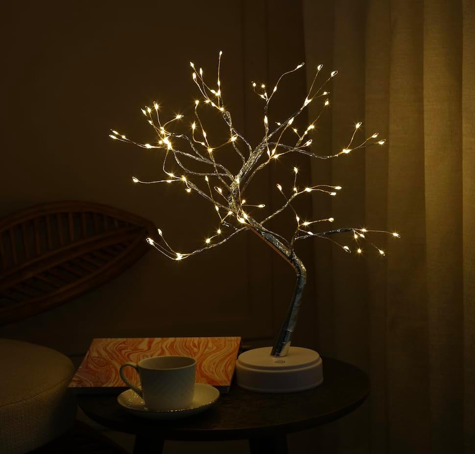 RGB Tree Desk Lamp — Study Aesthetic