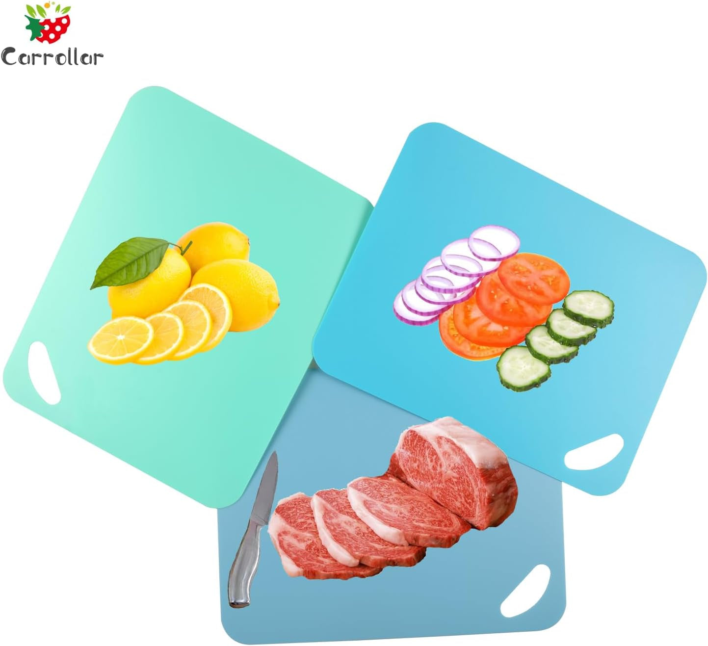 Color-Coded Flexible Cutting Board Set — Dorm Kitchen Essential