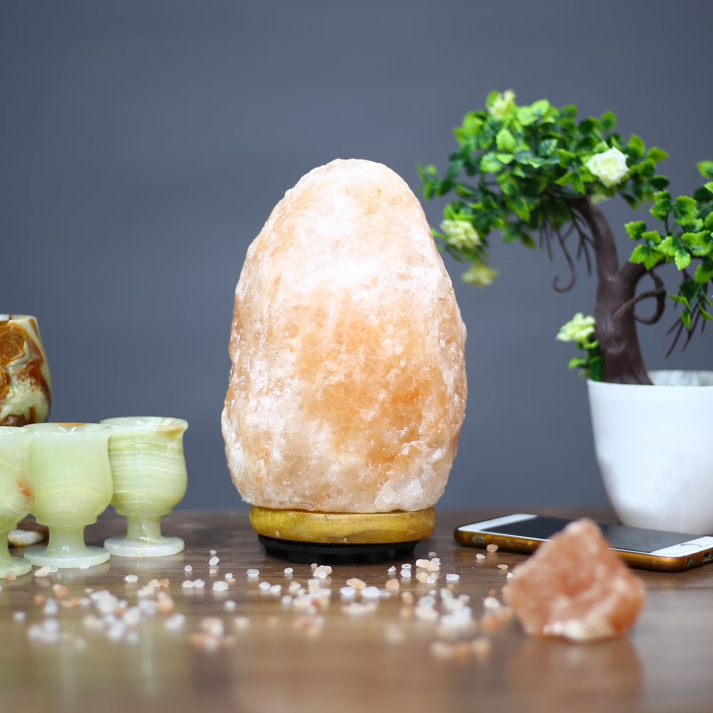 Himalayan Salt Lamp — Dorm Room Ambiance