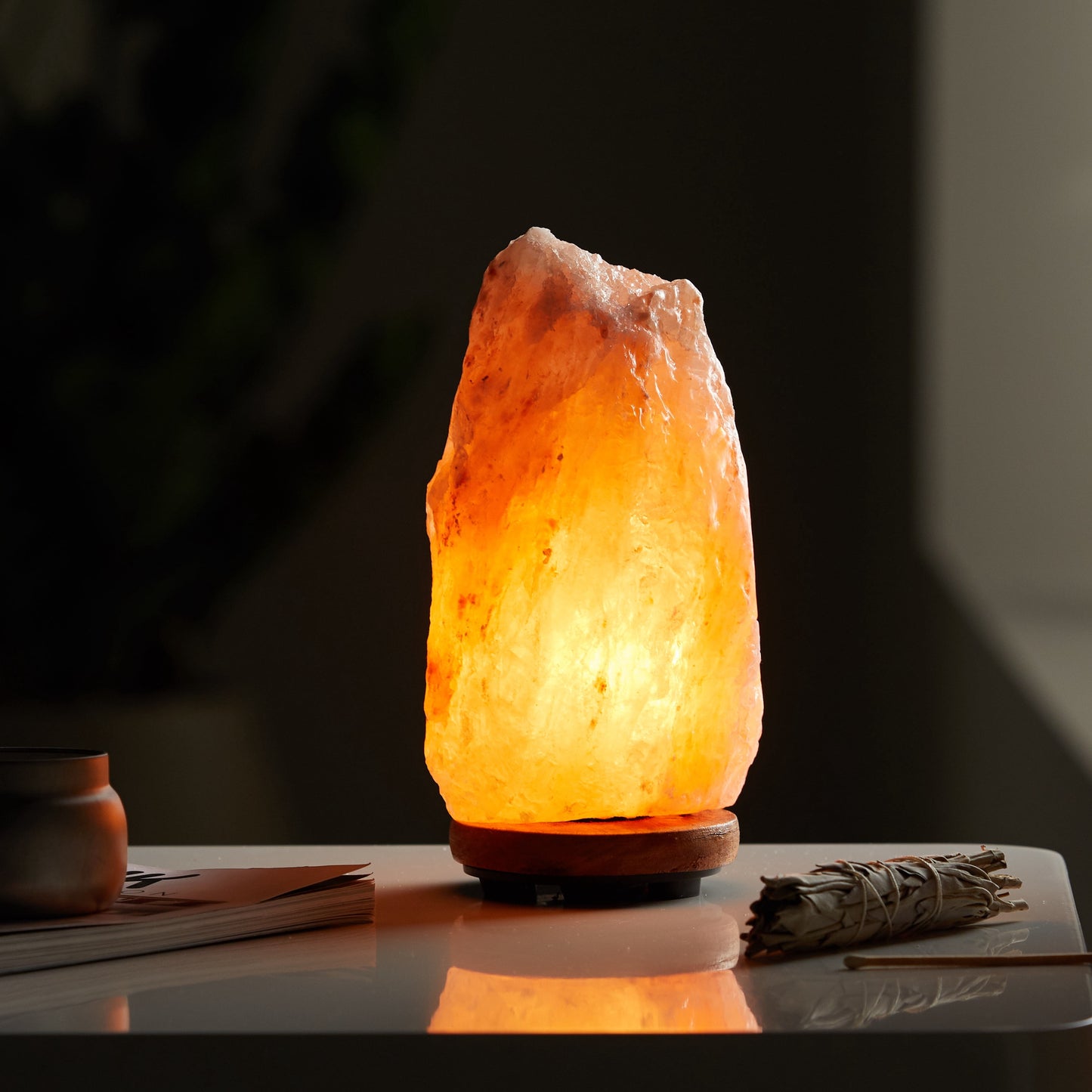 Himalayan Salt Lamp — Dorm Room Ambiance