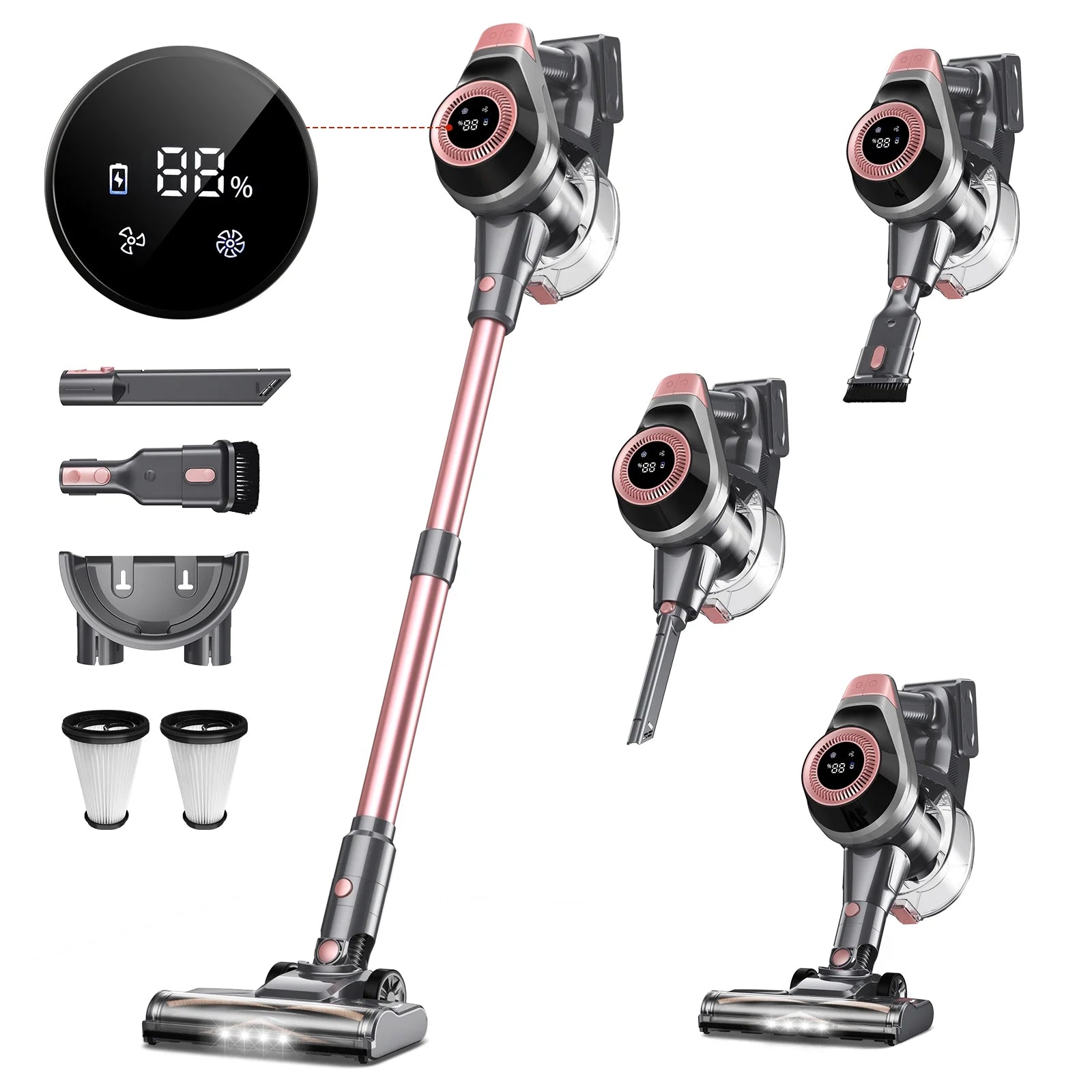 6-In-1 Cordless Stick Vacuum — Carpet & Hard Floor Essential