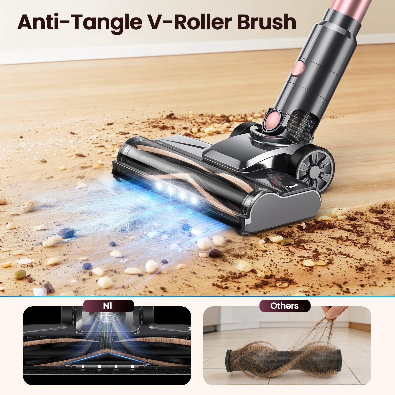 6-In-1 Cordless Stick Vacuum — Carpet & Hard Floor Essential