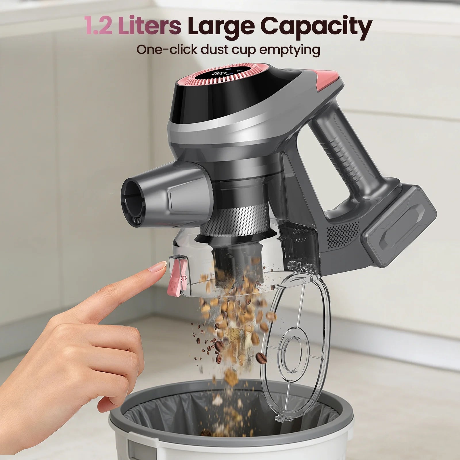 6-In-1 Cordless Stick Vacuum — Carpet & Hard Floor Essential