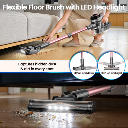 6-In-1 Cordless Stick Vacuum — Carpet & Hard Floor Essential