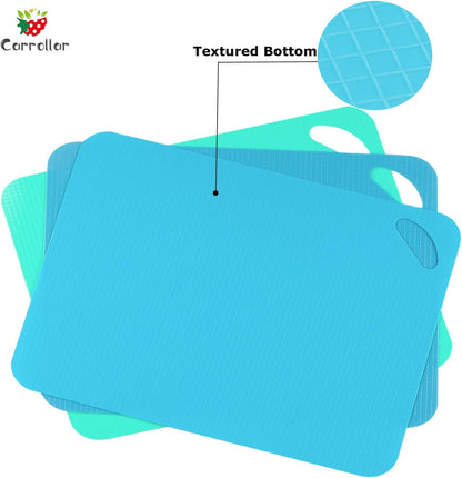 Color-Coded Flexible Cutting Board Set — Dorm Kitchen Essential