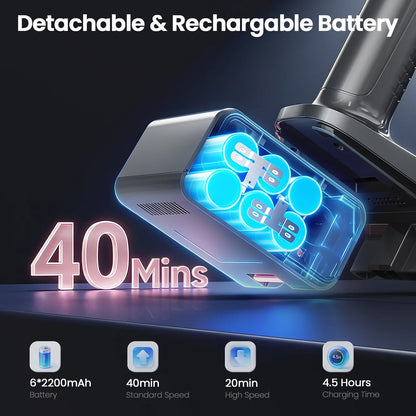 6-In-1 Cordless Stick Vacuum — Carpet & Hard Floor Essential