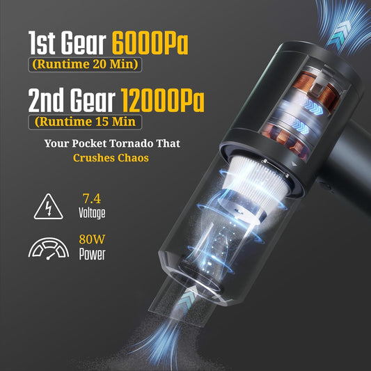 Portable Cordless Vacuum — Dorm Room Essential