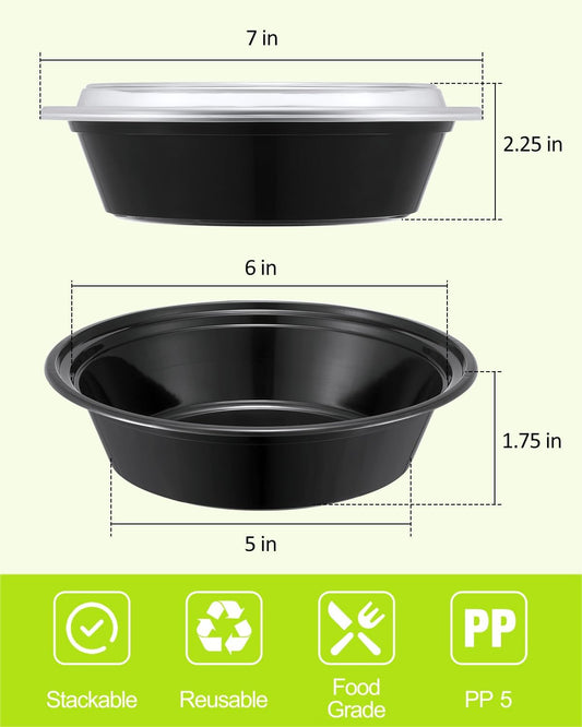 Meal Prep Containers 35-Pack — Sunday Prep Essential