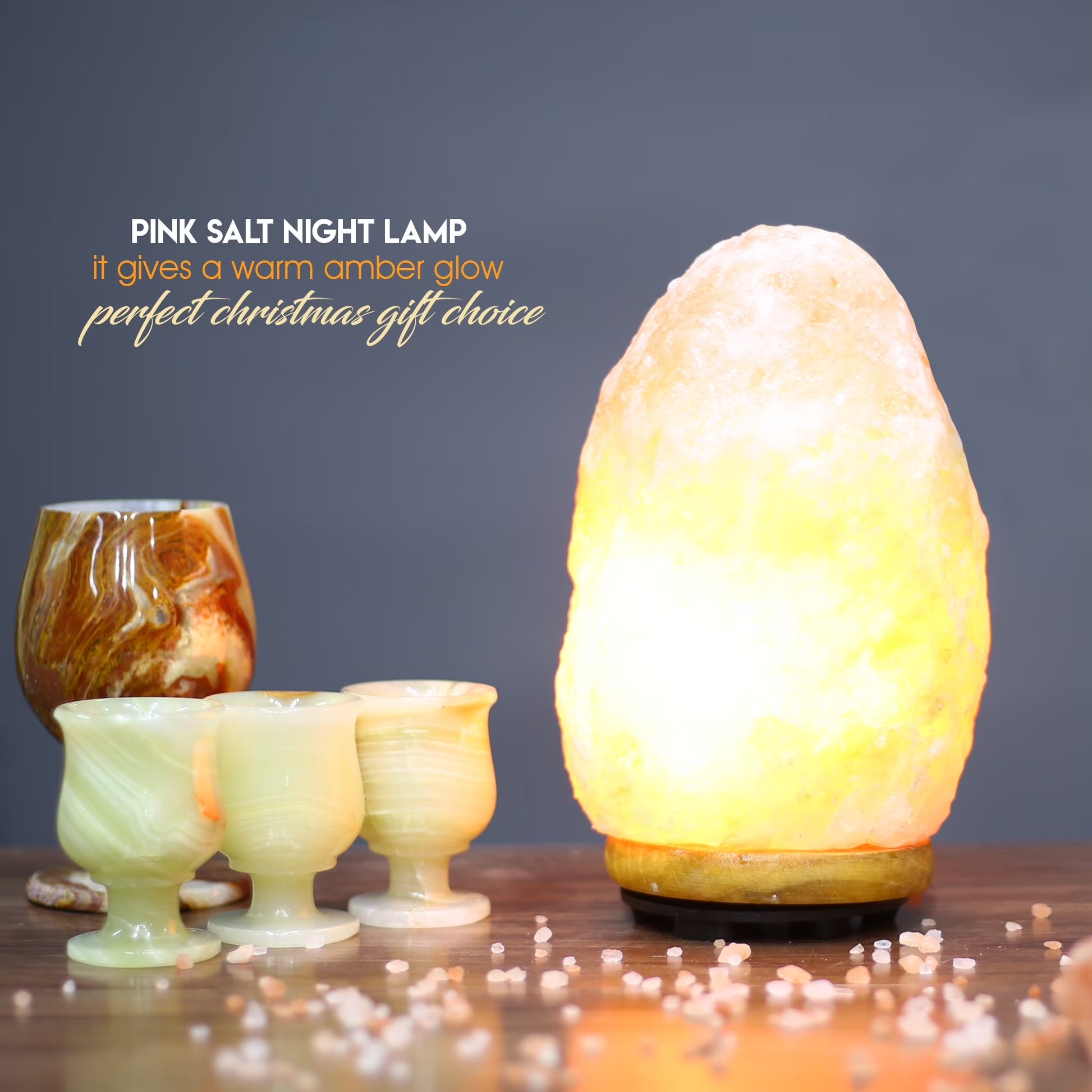 Himalayan Salt Lamp — Dorm Room Ambiance